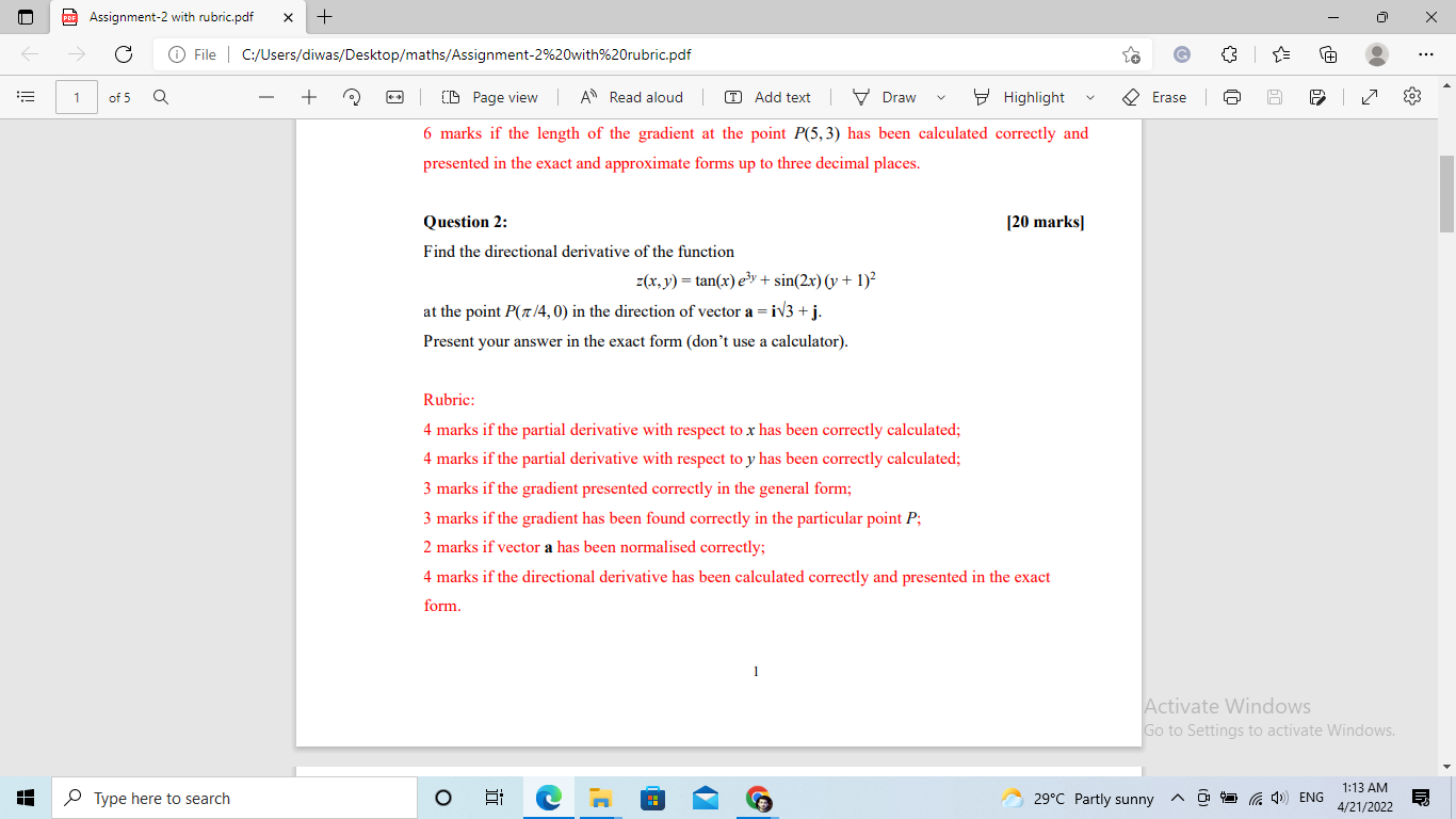 Solved O DD Assignment-2 with rubric.pdf X + _ X → c File | Chegg.com