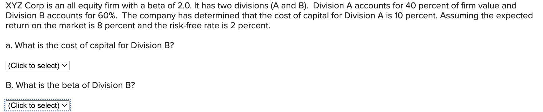 solved-xyz-corp-is-an-all-equity-firm-with-a-beta-of-2-0-it-chegg