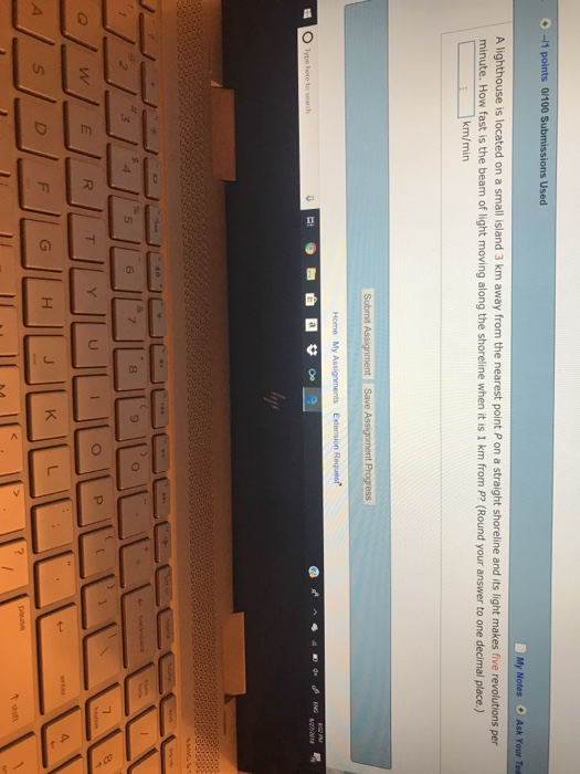 Solved Used Notes Ask Your The top of a ladder slides down a