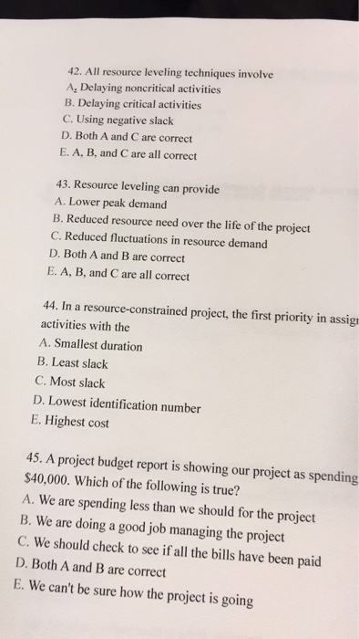 solved-all-resource-leveling-techniques-involve-delaying-chegg