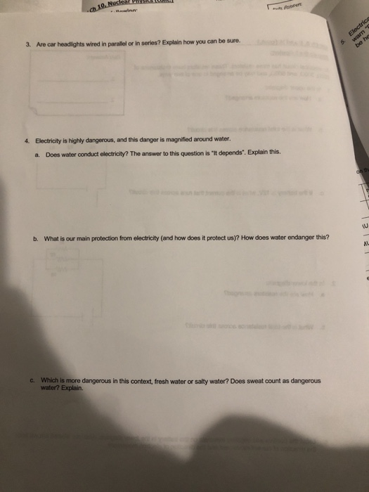 Solved 3. Are car headlights wired in parallel or in series?