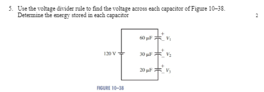 5. Use the voltage divider rule to find the voltage | Chegg.com