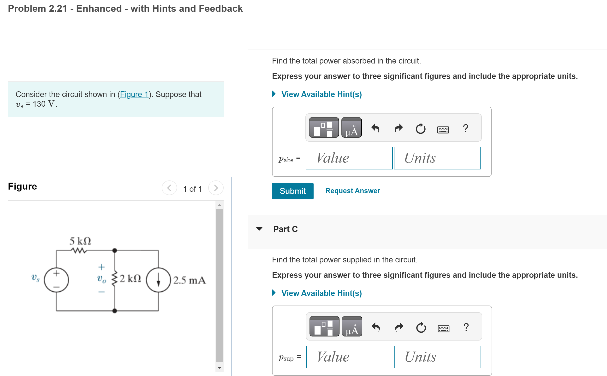 Solved Problem 2.21 - ﻿Enhanced - ﻿with Hints and | Chegg.com