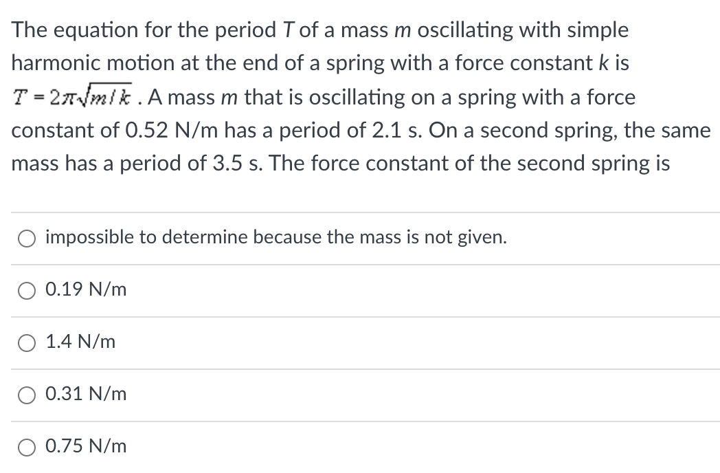 Solved show work !! ANSWER IS NOT IMPOSSIBLE TO FIND NOT A | Chegg.com