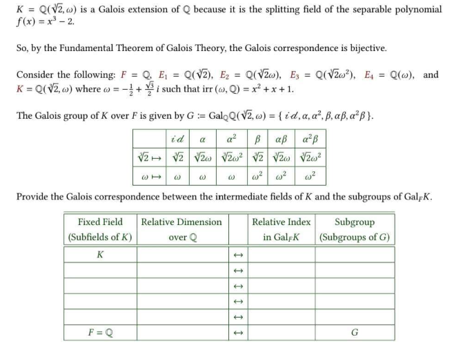 Solved K=Q(32,ω) is a Galois extension of Q because it is