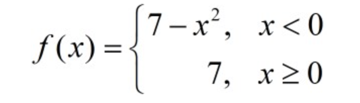 Solved Find The Area Under The Split Domain Function From X Chegg Com