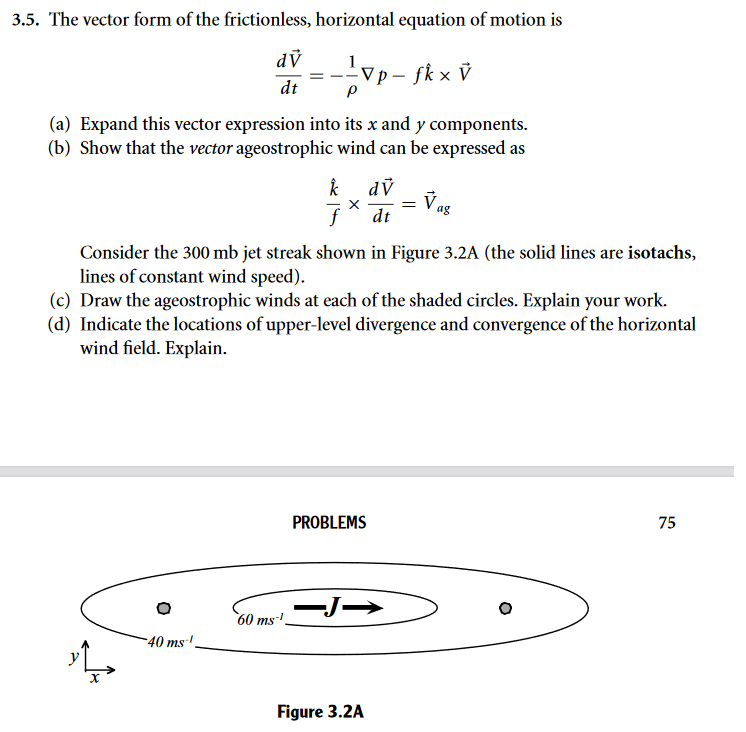 Solved 3 5 The Vector Form Of The Frictionless Horizont Chegg Com