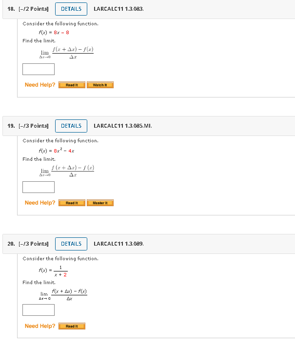 Solved Consider The Following Function. F(x)=8x−8 Find The | Chegg.com ...