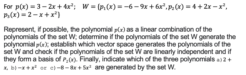 p x )= 2x 4 x 3 2x 2 6