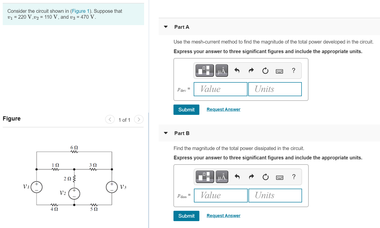 Solved Consider the circuit shown in (Figure 1). Suppose | Chegg.com