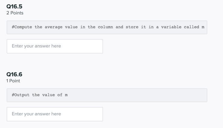 Solved Q16 Fill in the Python Program 10 Points Fill in the | Chegg.com