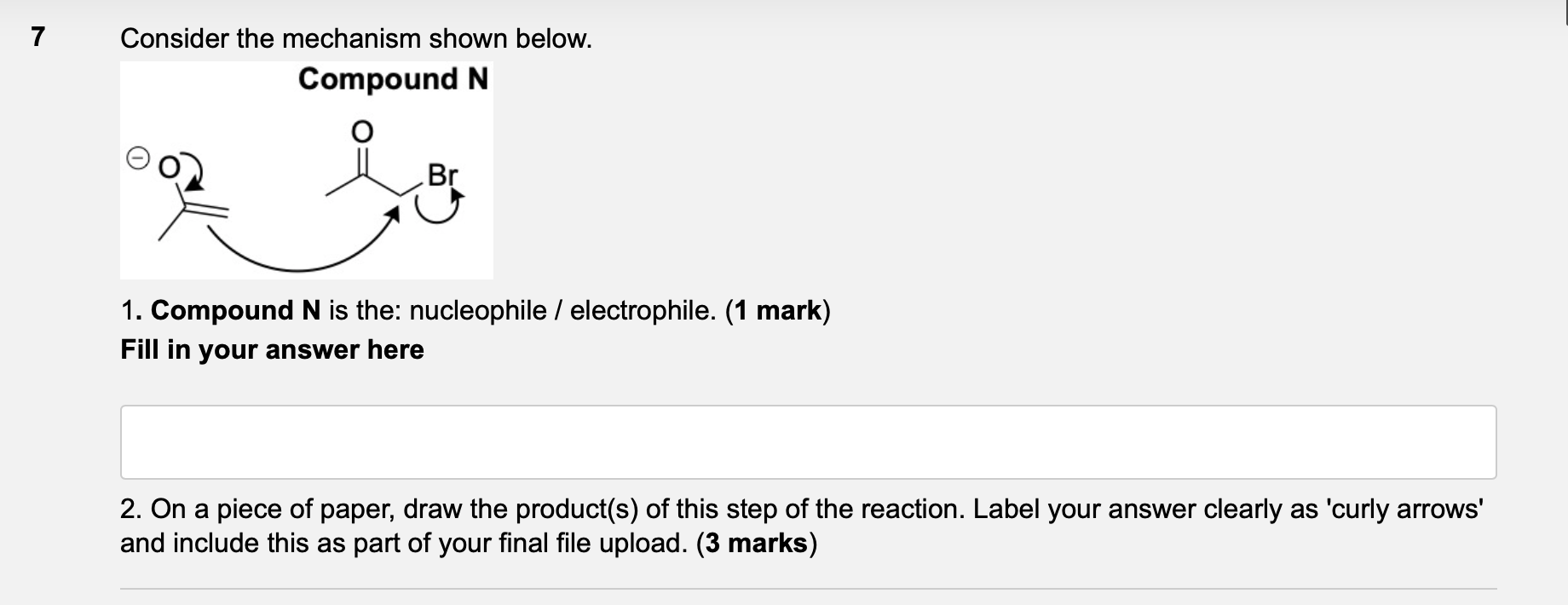 Solved Consider the mechanism shown below. 1. Compound N is | Chegg.com