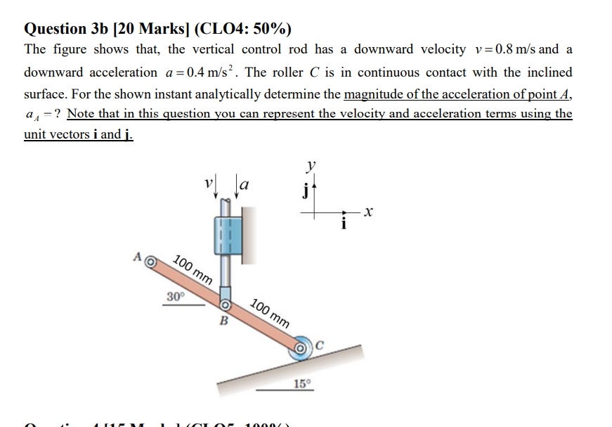 Solved Question 3b [20 Marks] (CLO4: 50%) The figure shows | Chegg.com