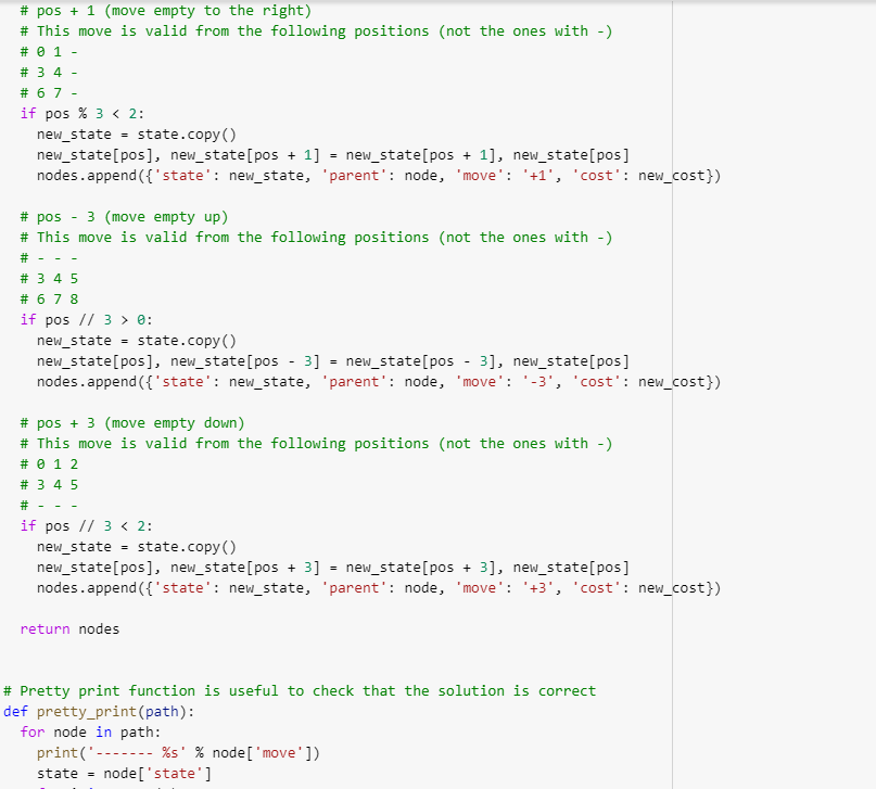 PLEASE HELP !!! Write a new A* search algorithm, | Chegg.com