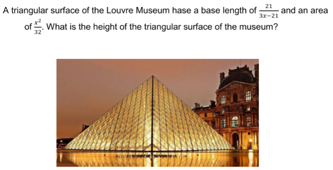 Solved 21 A triangular surface of the Louvre Museum hase a | Chegg.com