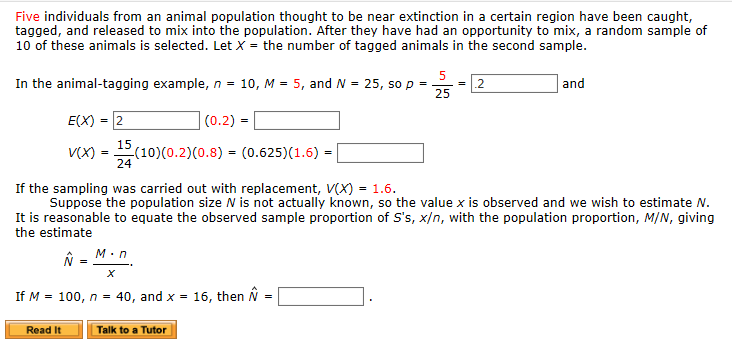 Solved Five Individuals From An Animal Population Thought Chegg Com