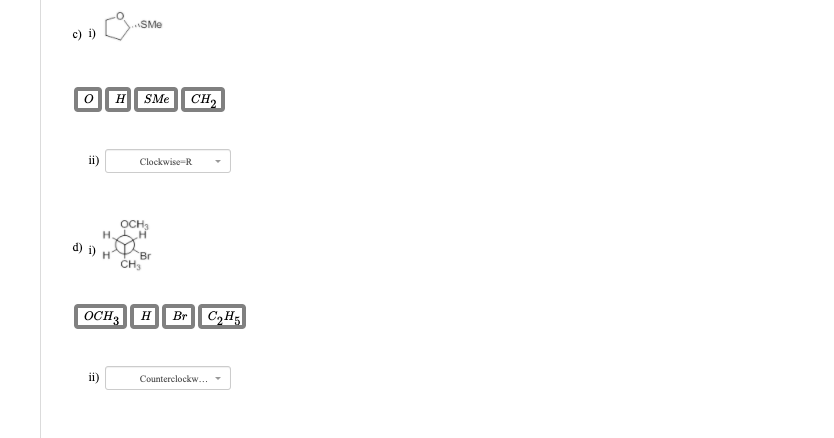 Solved 4.7 For Each Of The Following Molecules. I) Sort The | Chegg.com