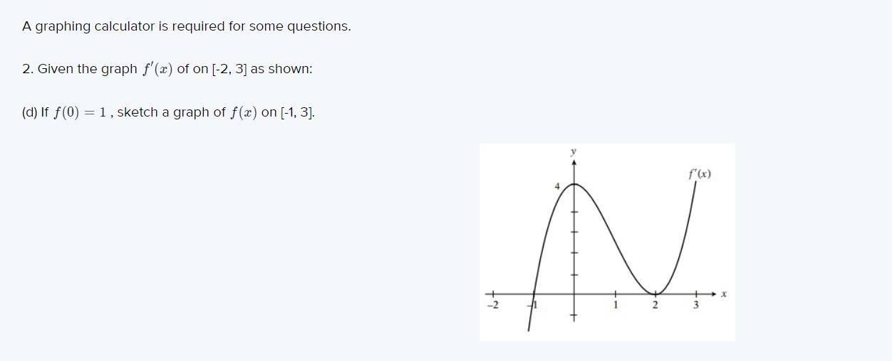 Solved A graphing calculator is required for some questions. | Chegg.com