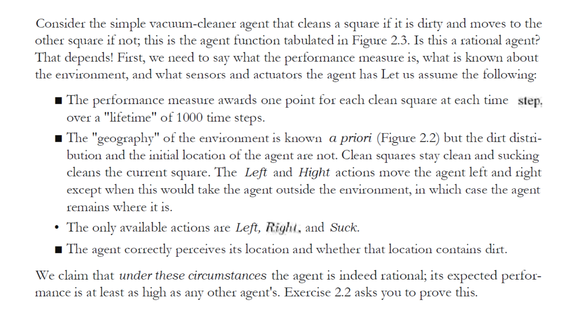 Implemented in Python Exercise 2.10 | Chegg.com