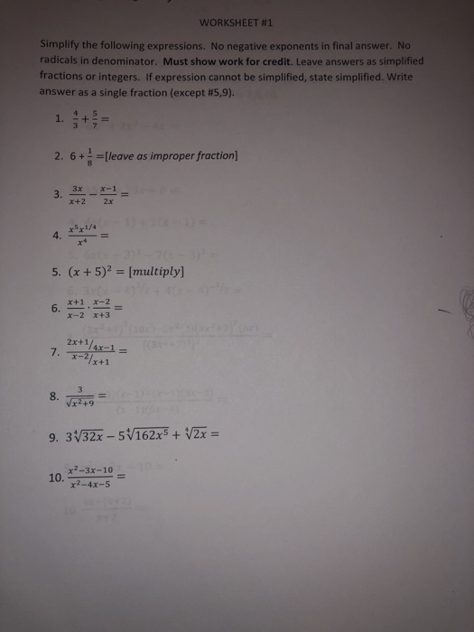 Negative Exponents Worksheet Answers - Ivuyteq