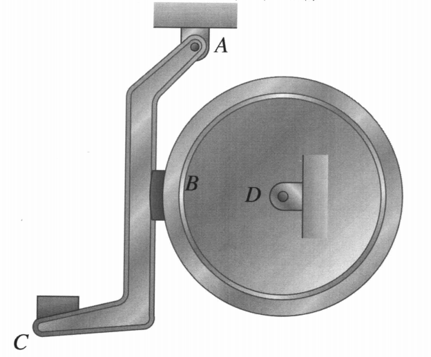 Solved A B D C • The position of the brake drum shown in | Chegg.com