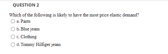 Solved Which of the following is likely to have the most | Chegg.com