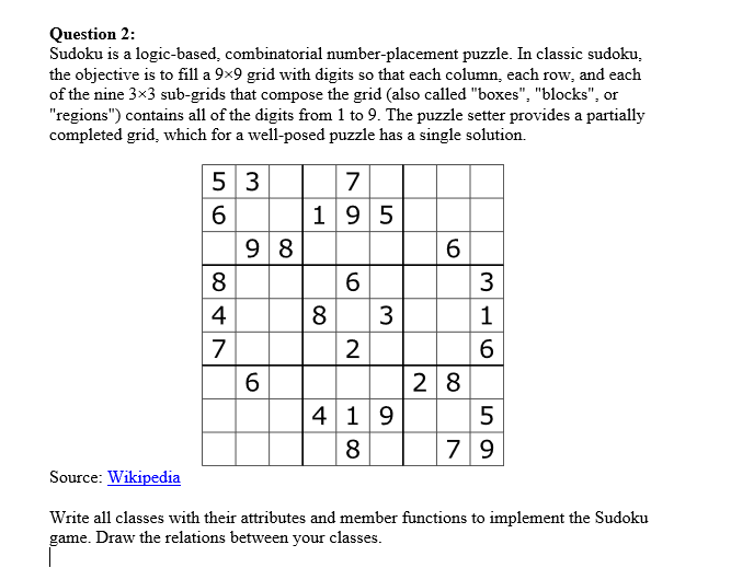 compile classic 9x9 sudoku puzzles