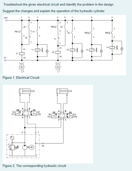 Solved Troubleshoot The Given Electrical Circuit And | Chegg.com