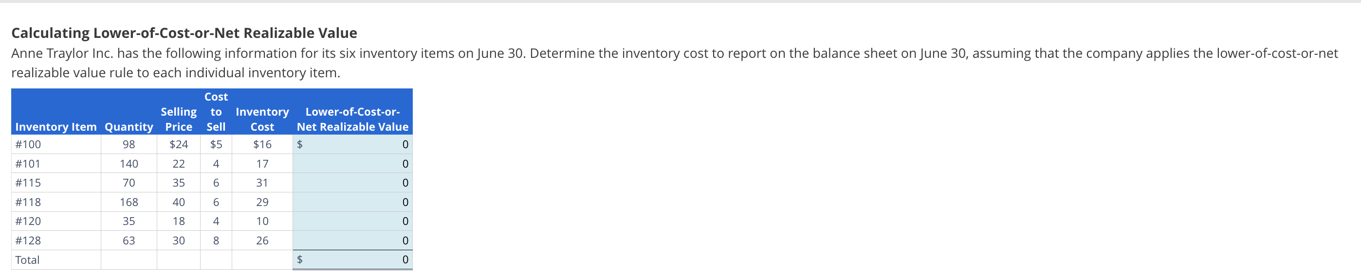 calculating-lower-of-cost-or-net-realizable-chegg