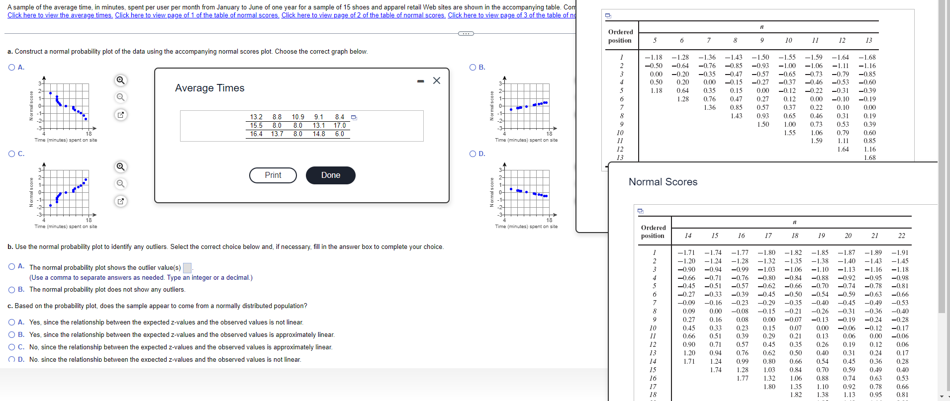 Solved Assume that the variable under consideration has a | Chegg.com
