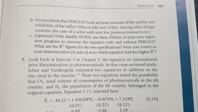 Solved INDEPENDENT VARIABLES 182 CHAPTER 6 SPECIFICATION | Chegg.com