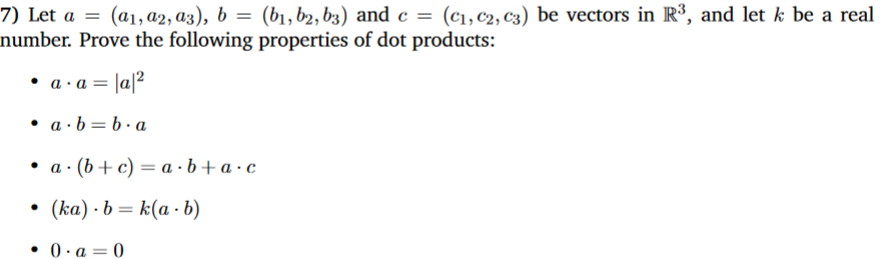 Solved 7) Let A=(a1,a2,a3),b=(b1,b2,b3) And C=(c1,c2,c3) Be | Chegg.com