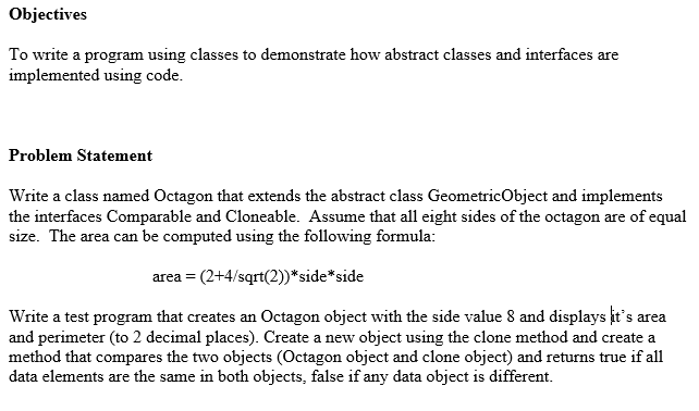 Solved Objectives To write a program using classes to | Chegg.com