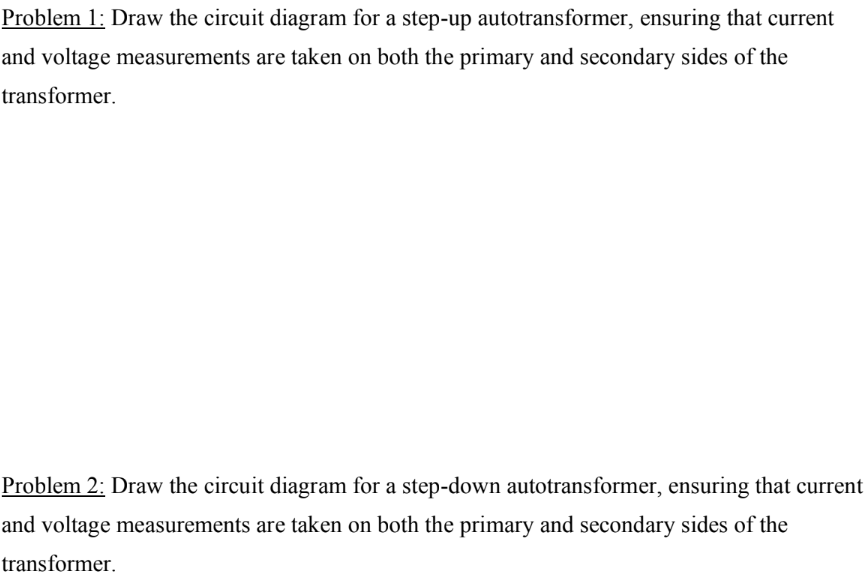 Solved Problem 1: Draw the circuit diagram for a step-up | Chegg.com