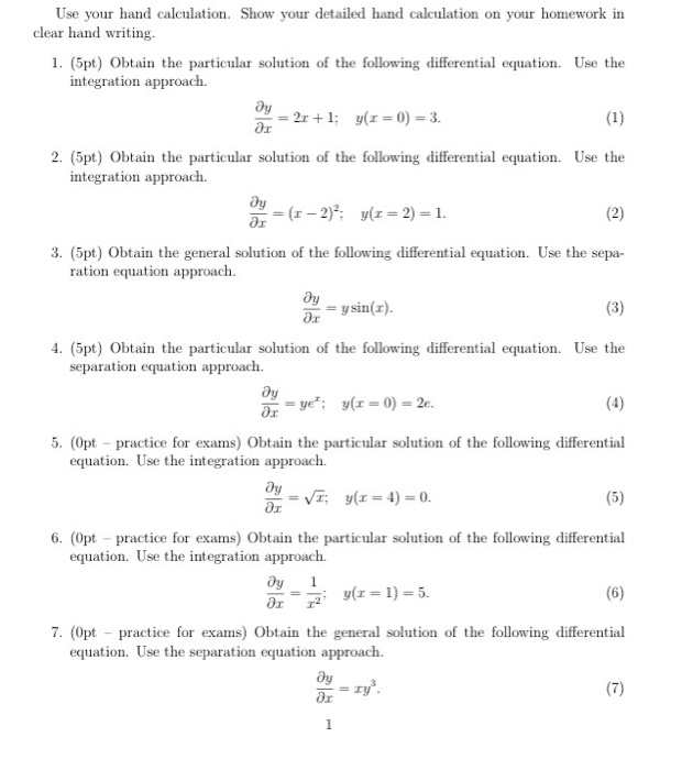 Solved Use your hand calculation. Show your detailed hand | Chegg.com