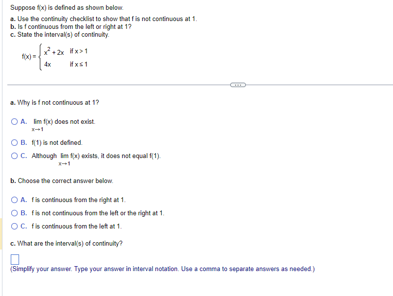 Solved Suppose f(x) is defined as shown below. a. Use the | Chegg.com