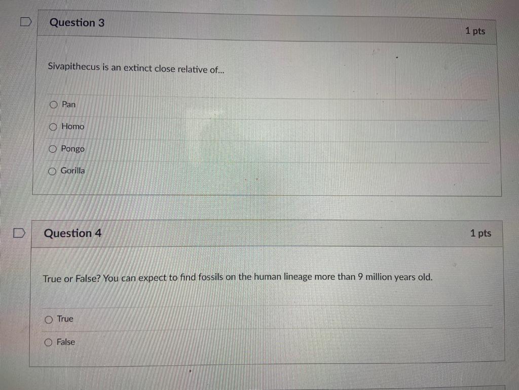 Solved Question 1 1 Pts Which Of The Following | Chegg.com