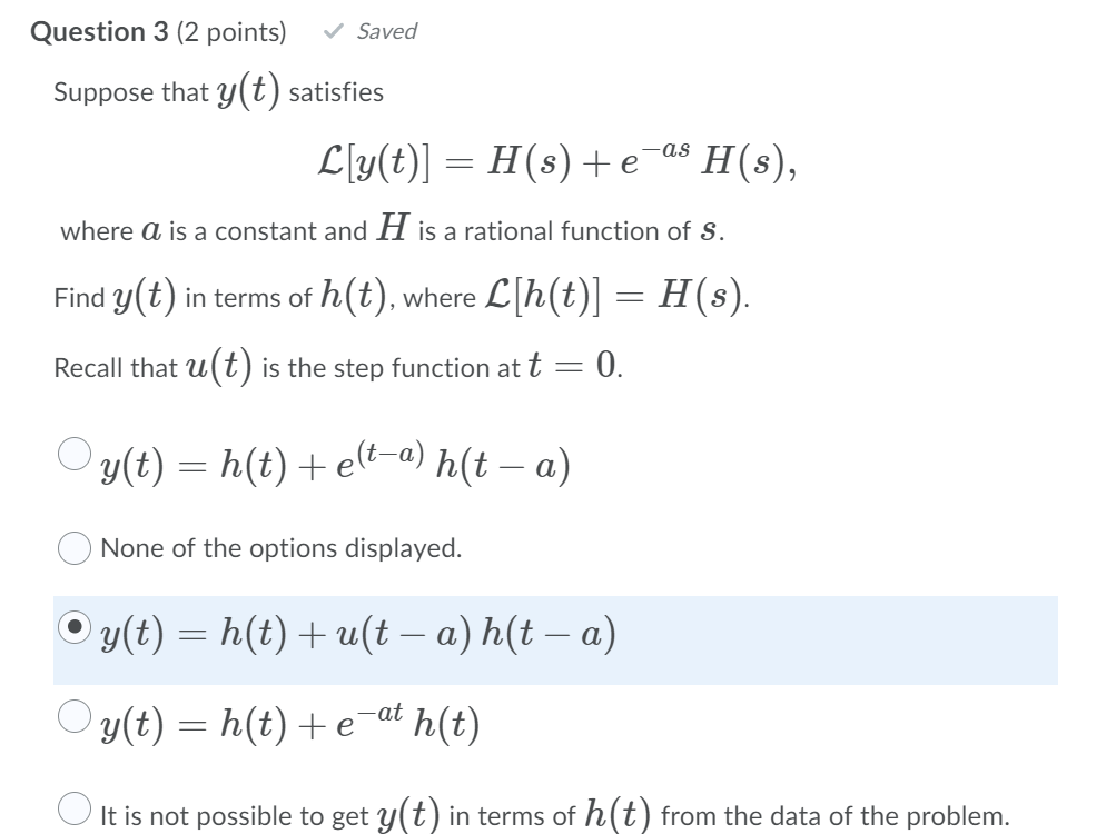 Question 1 4 Points Saved 2 E 55 Find The Func Chegg Com