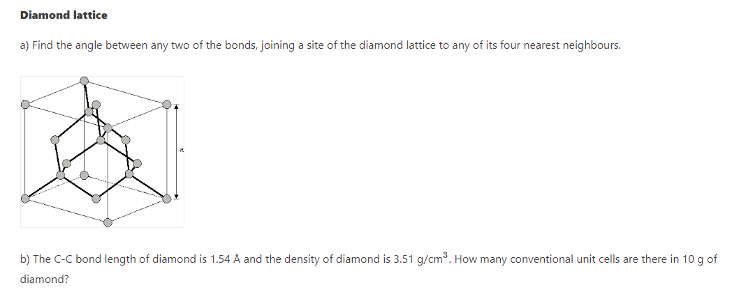 solved-b-the-c-c-bond-length-of-diamond-is-1-54-and-the-chegg