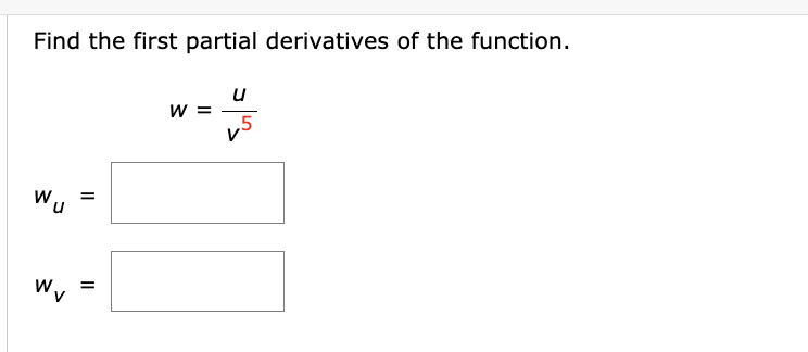 Solved Find the first partial derivatives of the function. | Chegg.com