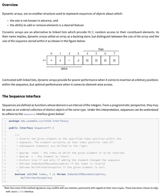 Solved dynamic array In Java Language. Use interface as | Chegg.com