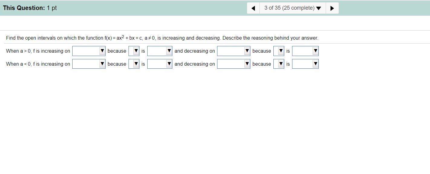 This Question 1 Pt 3 Of 35 25 Complete Find The Chegg Com
