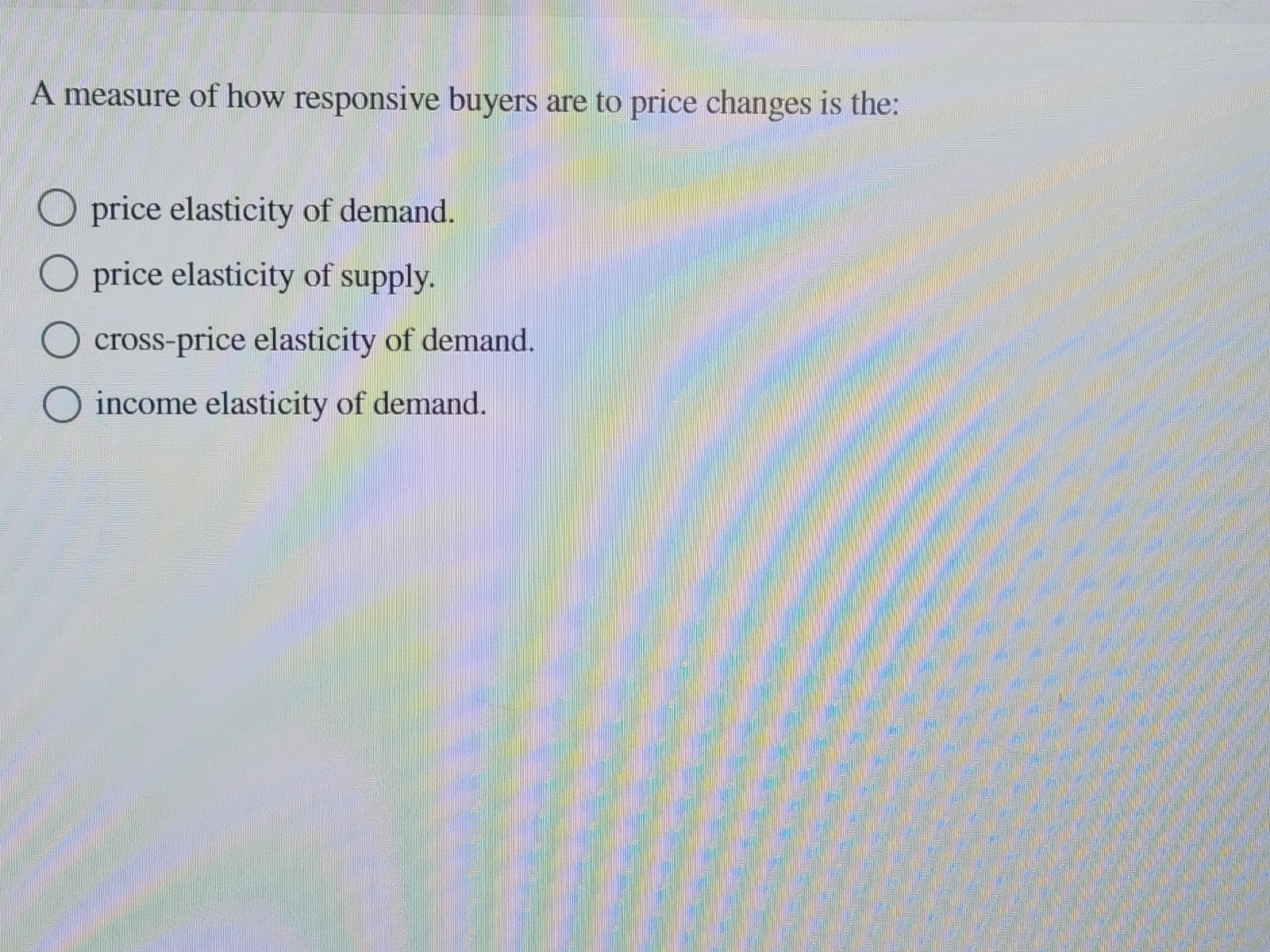 price elasticity of demand or supply measures how responsive