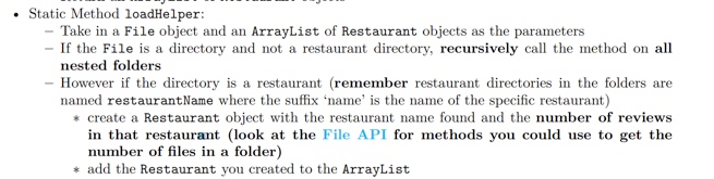 How do I code this in Java? Restaurant is a class | Chegg.com