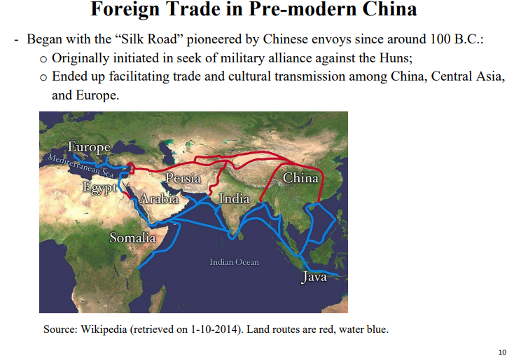 Solved 1. China had a strong economy with its share in | Chegg.com