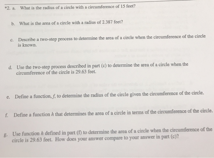 what is the radius of a circle with an area of 12.56