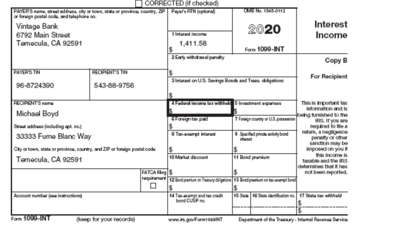 Michael and Jeanette Boyd’s Tax Return Michael D. and | Chegg.com