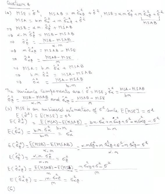 Solved LINEAR MODELS THIS IS STATISTICS BUT THERE IS A | Chegg.com