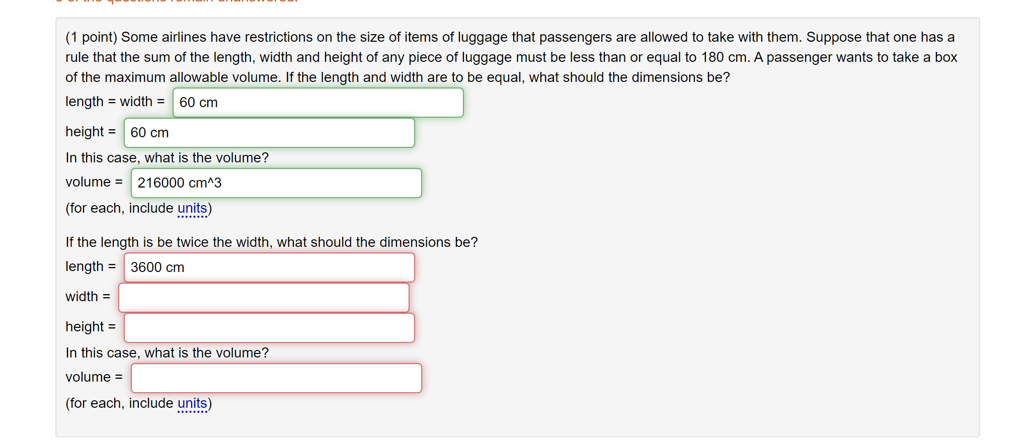 largest size luggage allowed airlines