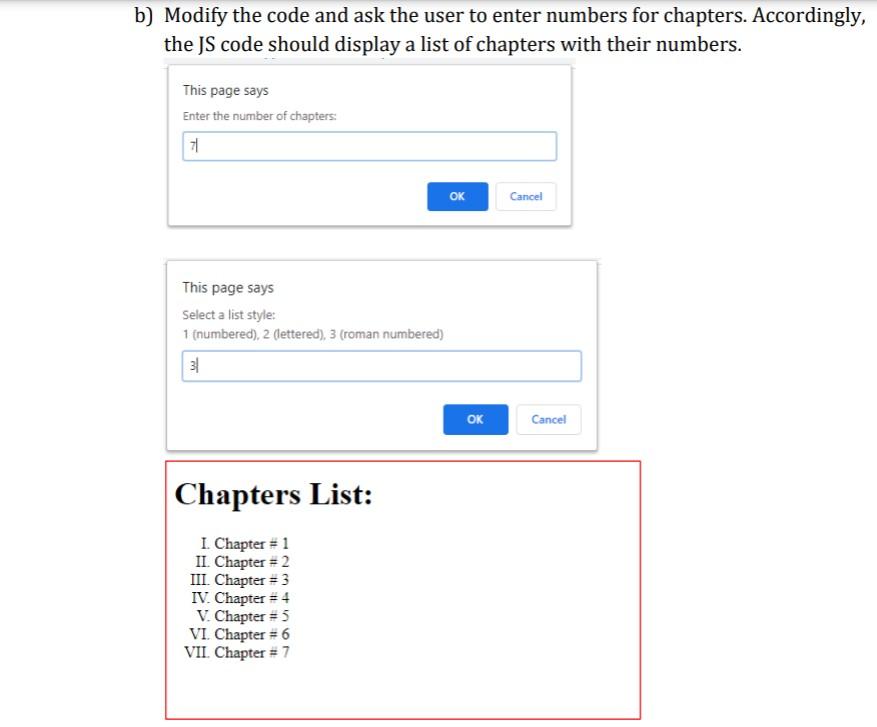 Solved b) Modify the code and ask the user to enter numbers | Chegg.com